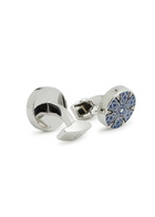 Tateossian Starweave Enamelled Cufflinks - Blue - One Size