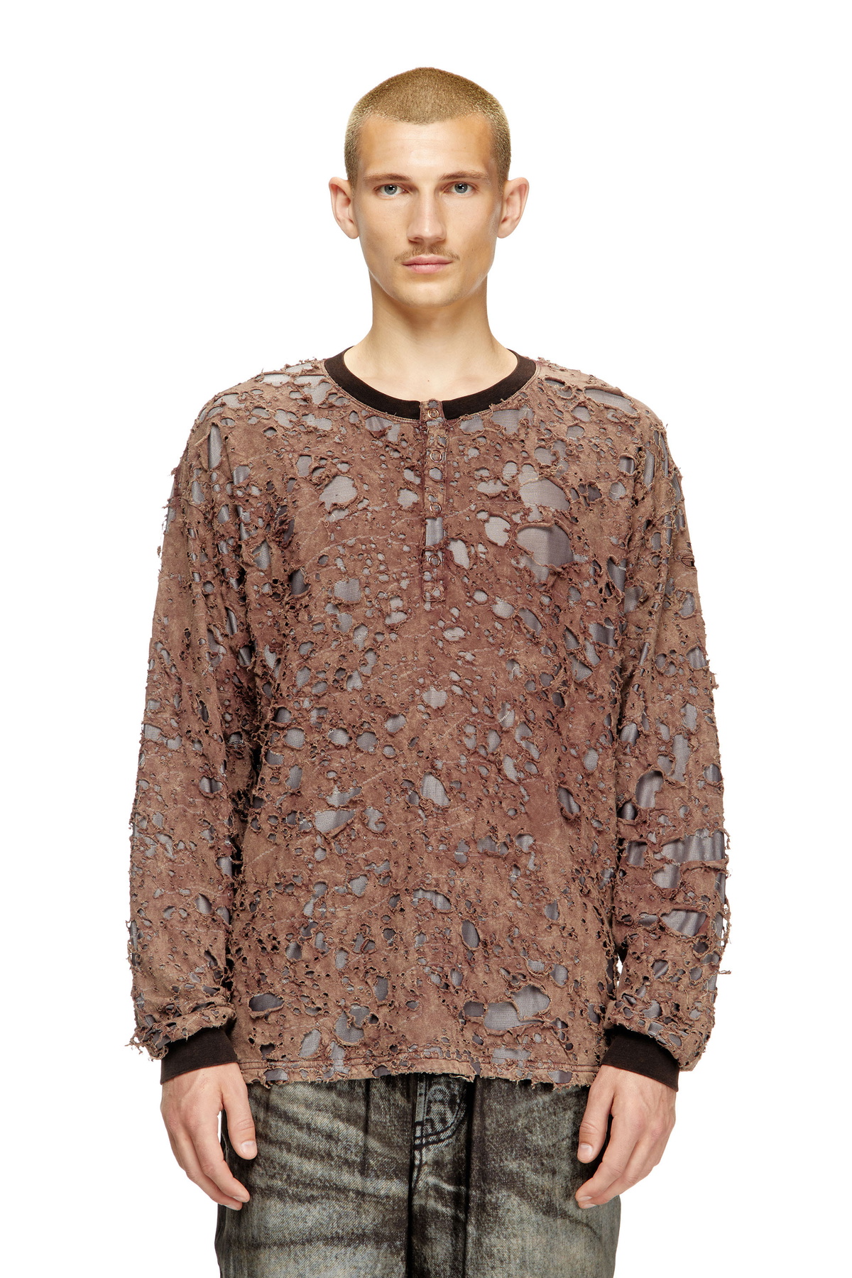 【DIESEL】T-Boxt-P2 Diesel T-BOXT-P2 Cotton T-shirt | Blue | FARFETCH BN