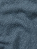 RAG & BONE - Classic Flame Slub Organic Cotton-Jersey T-Shirt - Blue