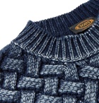 Tod's - Slim-Fit Cable-Knit Merino Wool Sweater - Blue
