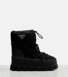 Prada Re-Nylon gabardine snow boots