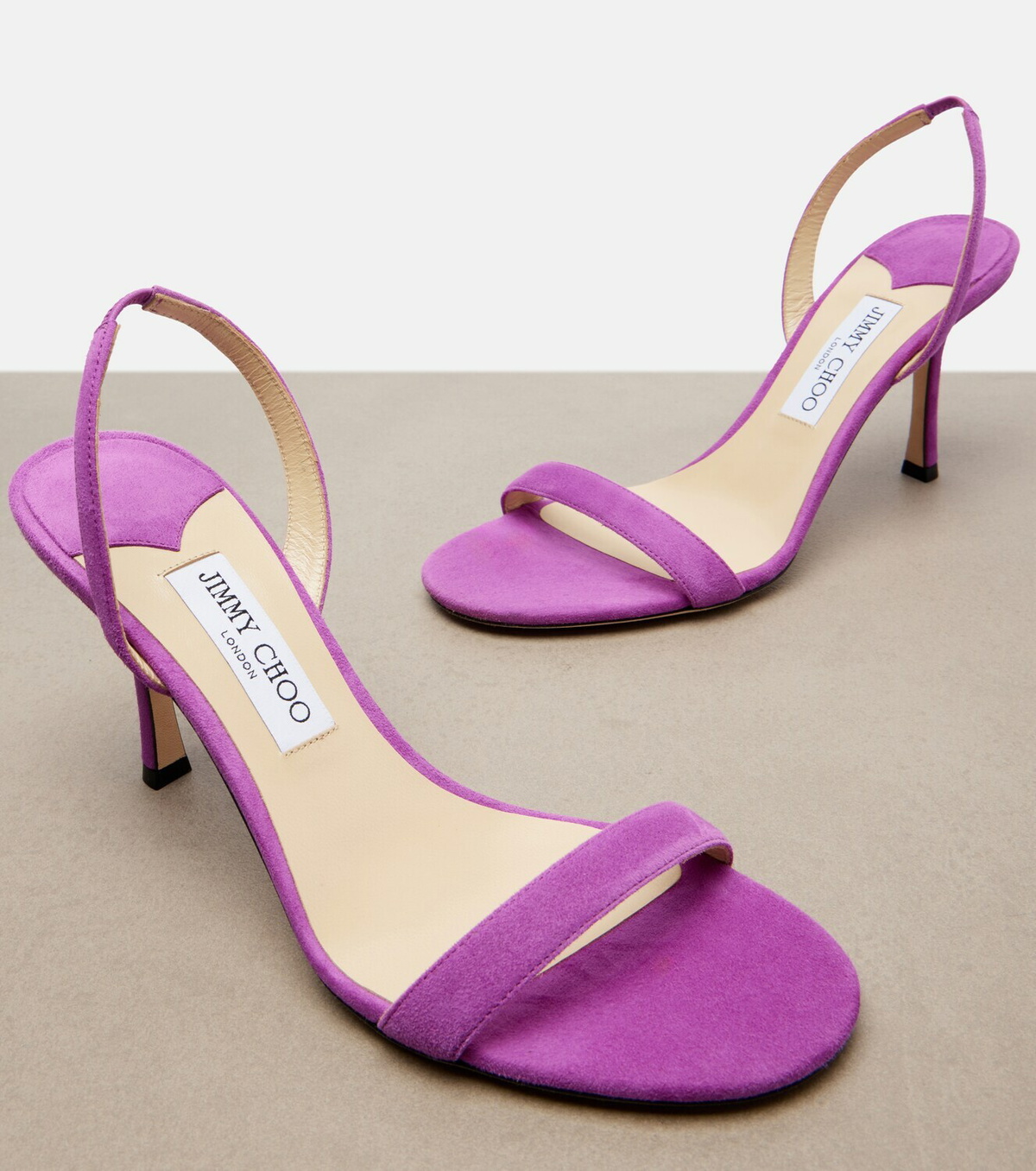Jimmy Choo Jenn suede slingback sandals