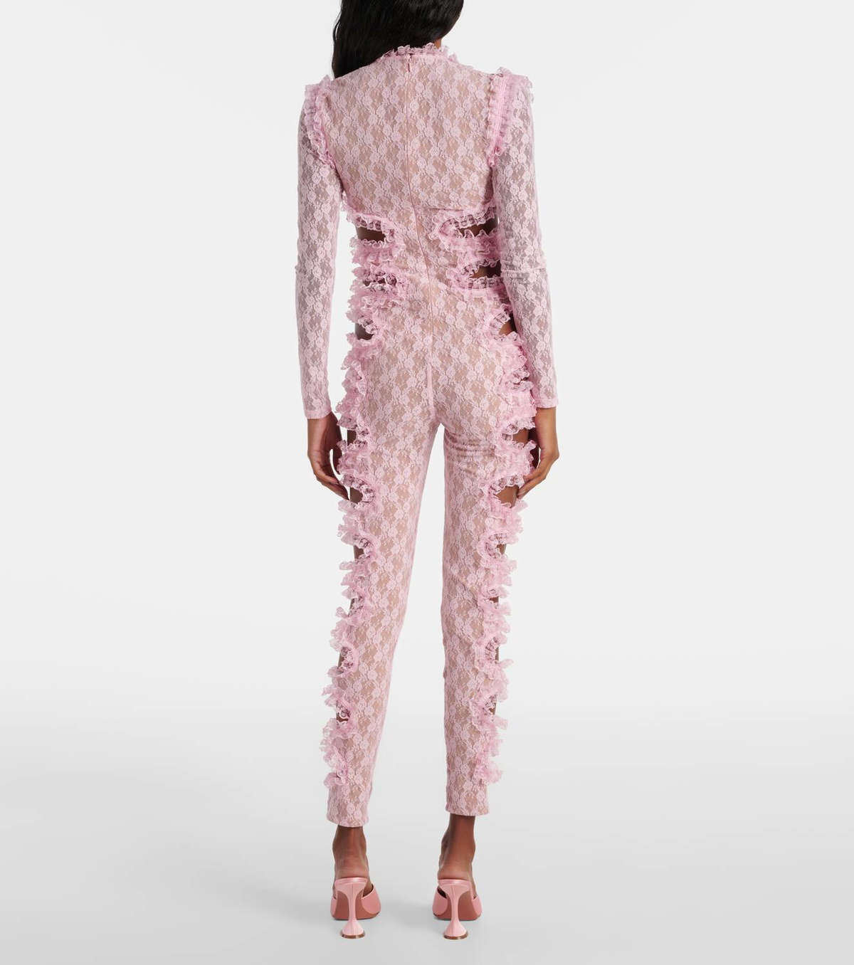 Self-Portrait x Christopher Kane cutout lace catsuit