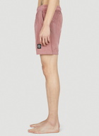 Stone Island - Compass Patch Swim Shorts in Pink