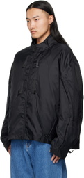VETEMENTS Black Biker Parka Coat & Jackets Set