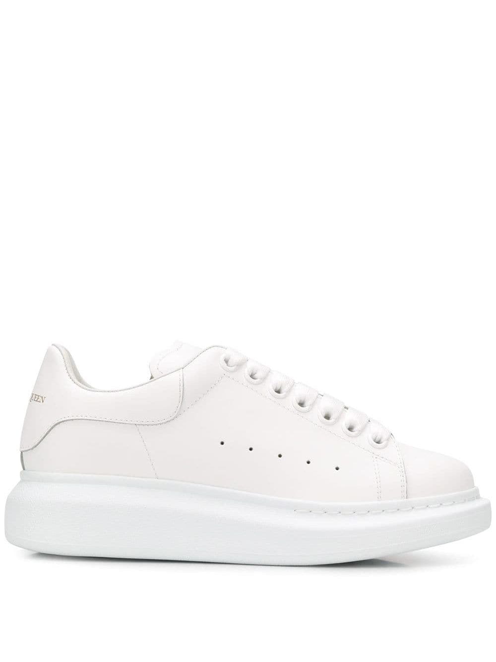 ALEXANDER MCQUEEN - Oversized Leather Sneakers Alexander McQueen