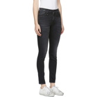 R13 Black High-Rise Skinny Jeans