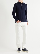 Tod's - Wool-Blend Polo Shirt - Blue