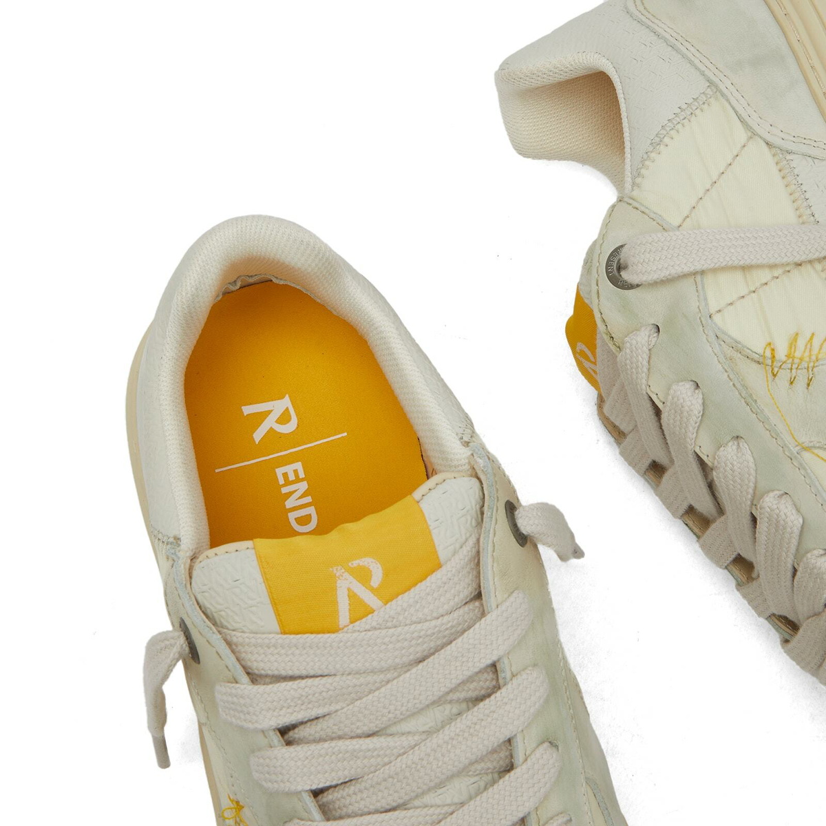END. x Represent Virtus Sneaker in Vintage White