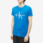 Calvin Klein Men's Monologo T-Shirt in Tarps Blue