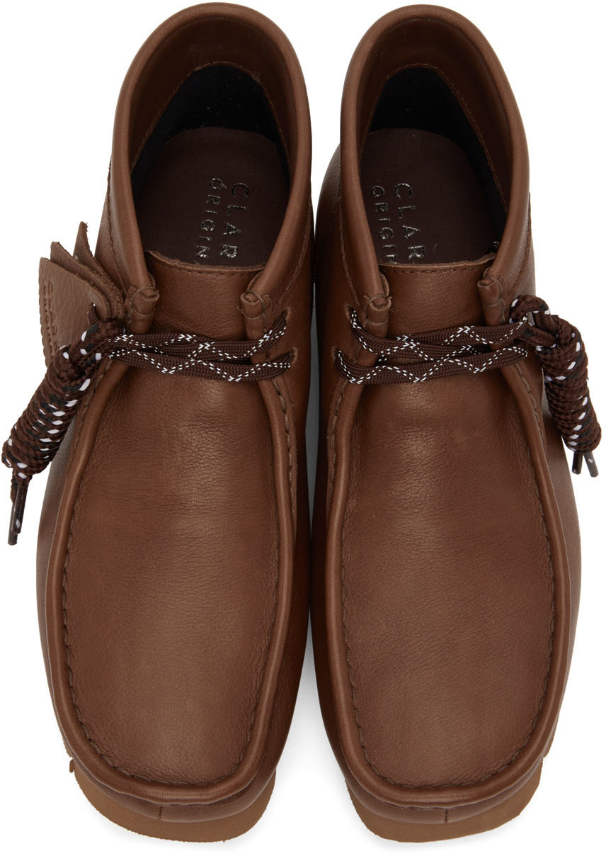 Clarks Originals Brown Wallabee Gore-Tex Boots Clarks Originals