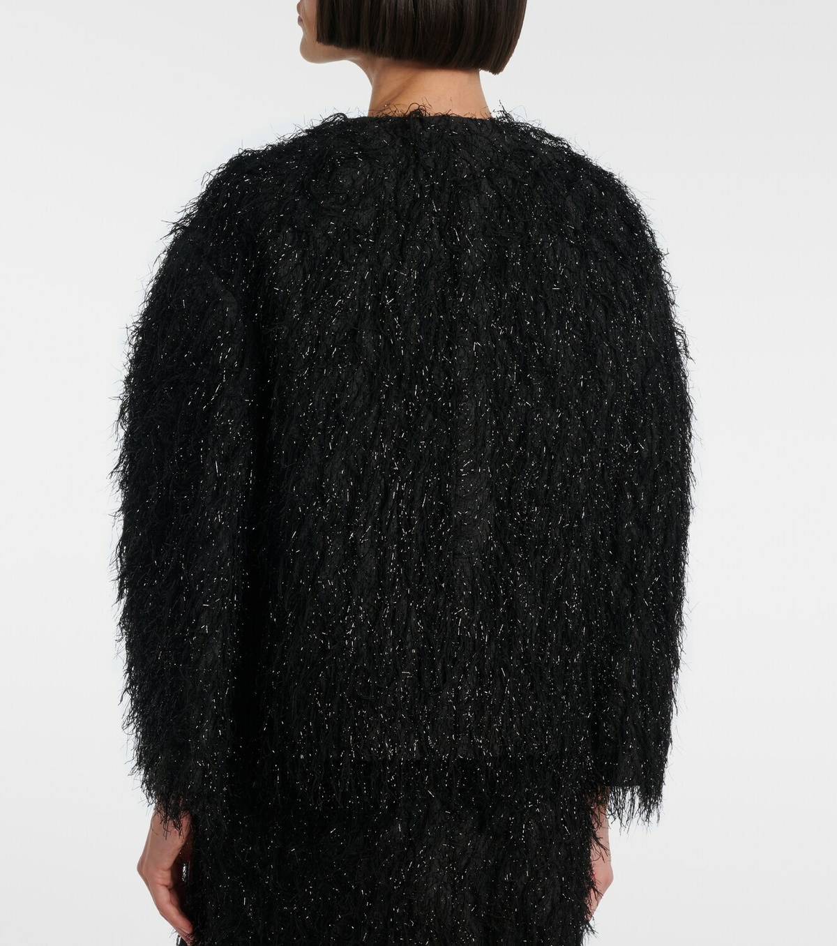 Erdem Lurex® fil coupé jacket