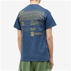Pleasures Men's Swishahouse Trademark T-Shirt in Harbor Blue