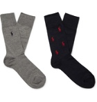 Polo Ralph Lauren - Two-Pack Cotton-Blend Socks - Multi
