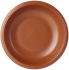 BKLYN CLAY Brown Saturn Dinnerware Pasta Bowl