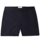 AMI PARIS - Cotton-Gabardine Shorts - Blue