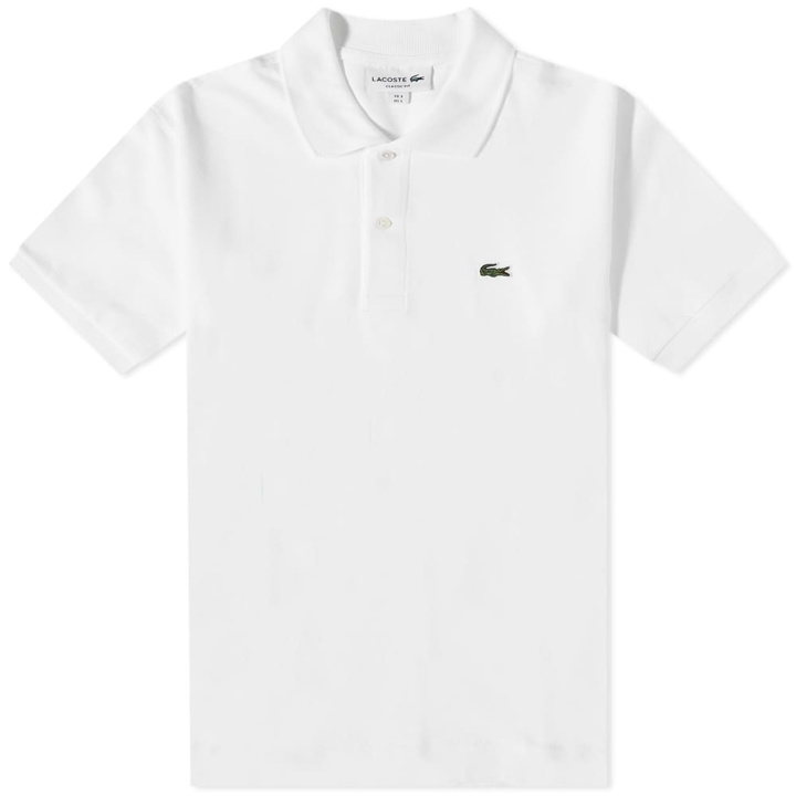 Photo: Lacoste Men's Classic L12.12 Polo Shirt in White