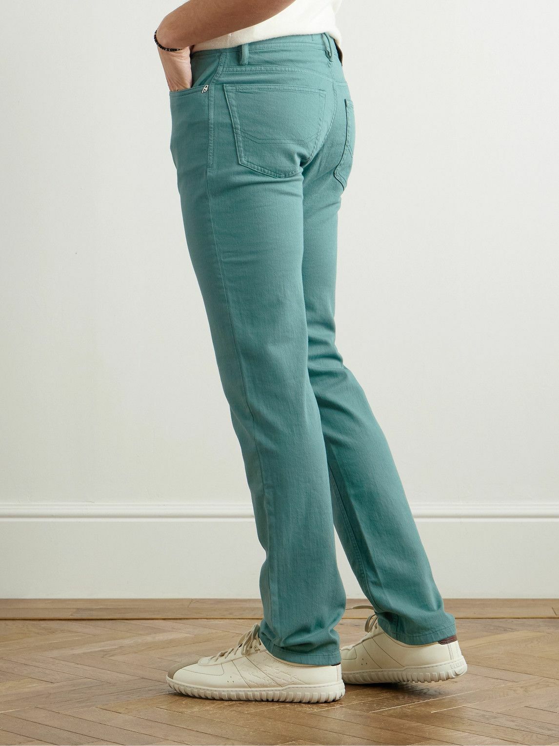 Brioni - Meribel Slim-Fit Straight-Leg Jeans - Blue