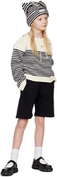 Charles Jeffrey Loverboy SSENSE Exclusive Kids Off-White Stripe Sweater