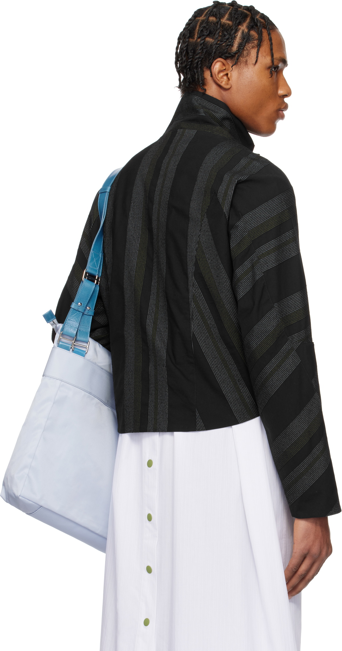 Kiko Kostadinov Black Zafar Cropped Jacket Kiko Kostadinov