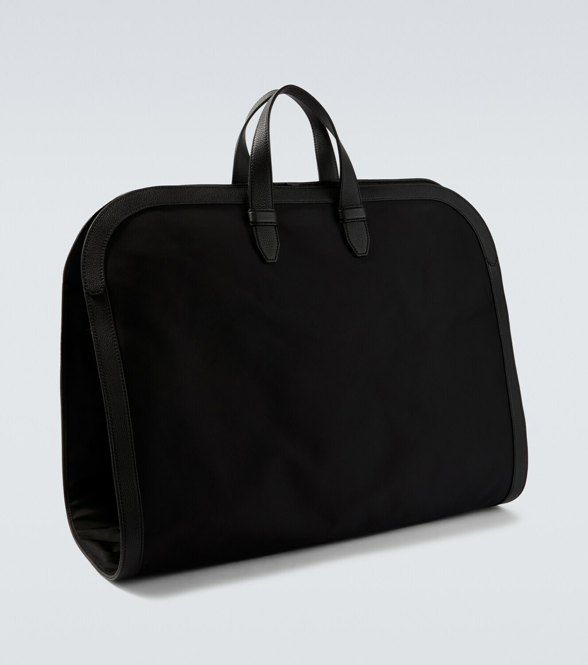 Brioni Leather-trimmed garment bag