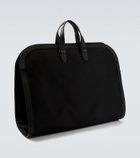 Brioni Leather-trimmed garment bag