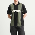 Fred Perry Men's Meyba Cut And Sew Polo Shirt in Black