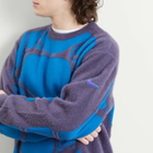 Nike Men's Project F.R.O.G. Jelly Cage Sweatshirt in Dark Raisin/Brilliant Blue/Voltage Green