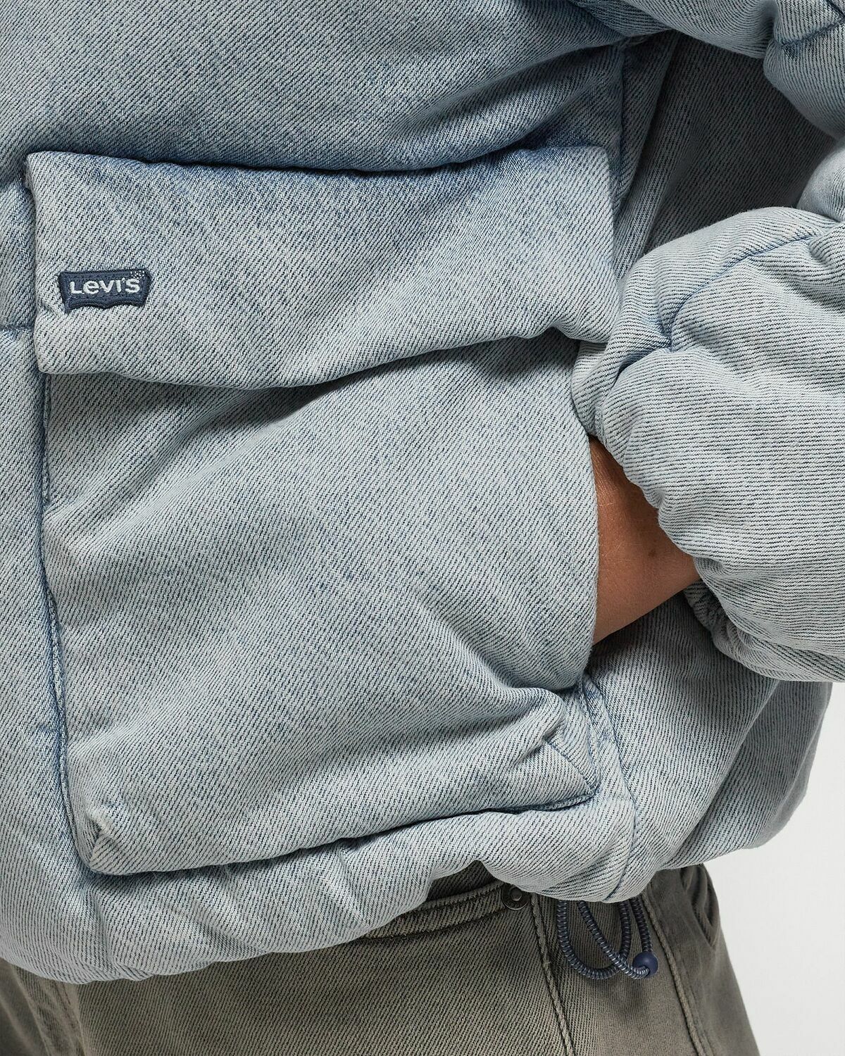 Levis Western Bubble Shorty White Down & Puffer Jackets