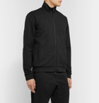 Fendi - Slim-Fit Logo-Detail Cotton-Jersey Track Jacket - Black