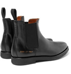 Common Projects - Cross-Grain Leather Chelsea Boots - Black