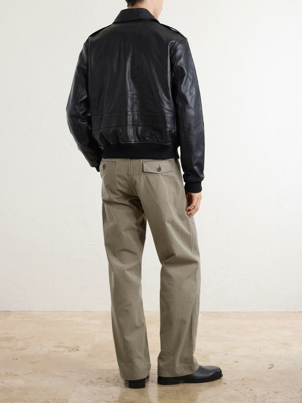 A.P.C. - Gael Leather Jacket - Black