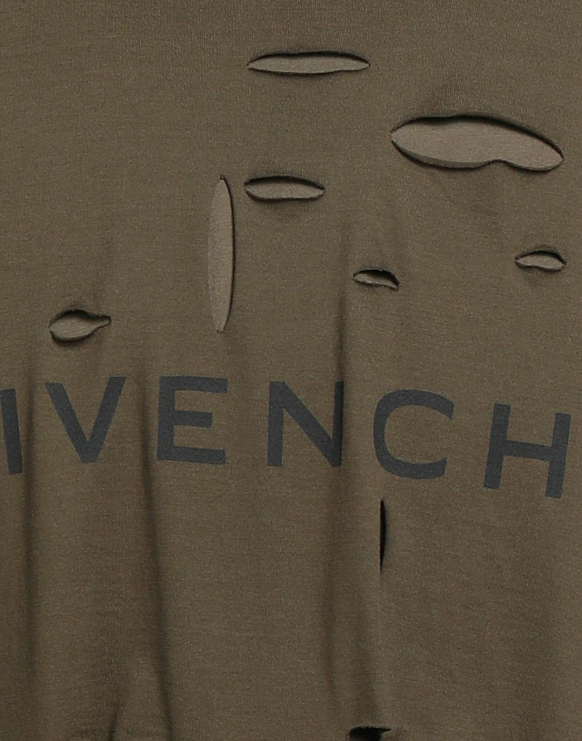 Givenchy Mens T-shirt Military in Green