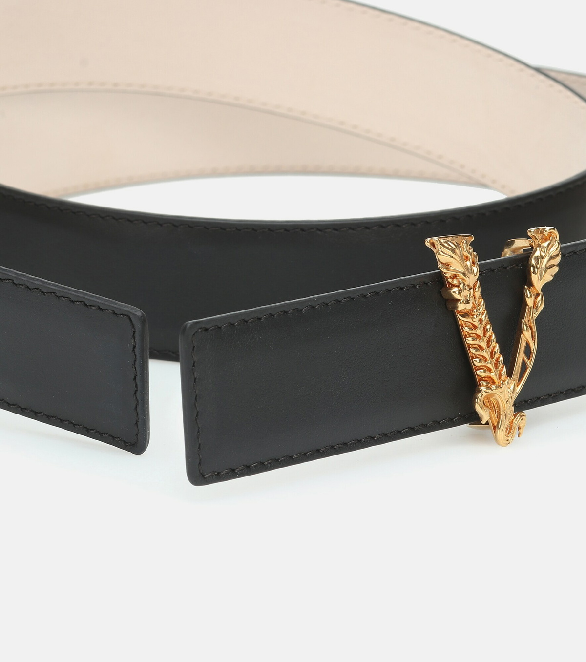 Versace - Virtus leather belt Versace