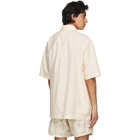 Jacquemus Off-White Embroidered La Chemise Moisson Short Sleeve Shirt