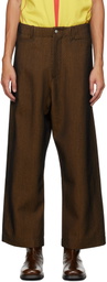 Omar Afridi Yellow Trotti Baggy Trousers