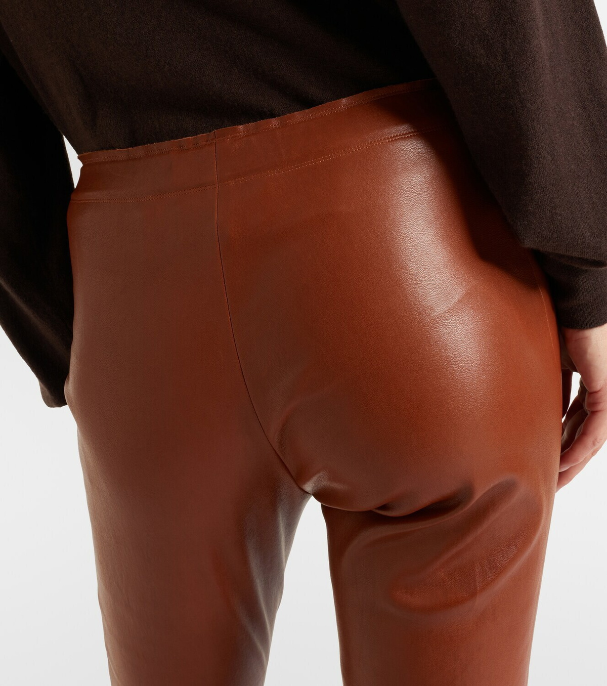 Stouls Carolyn leather slim pants