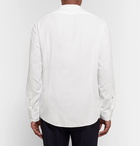 Massimo Alba - Vasells Grandad-Collar Modal and Cotton-Blend Half-Placket Shirt - Men - White