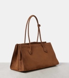 Alaïa Le Teckel suede tote bag