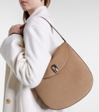 Savette Tondo Large suede shoulder bag