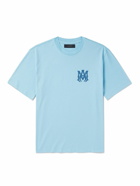 AMIRI - Logo-Print Cotton-Jersey T-Shirt - Blue