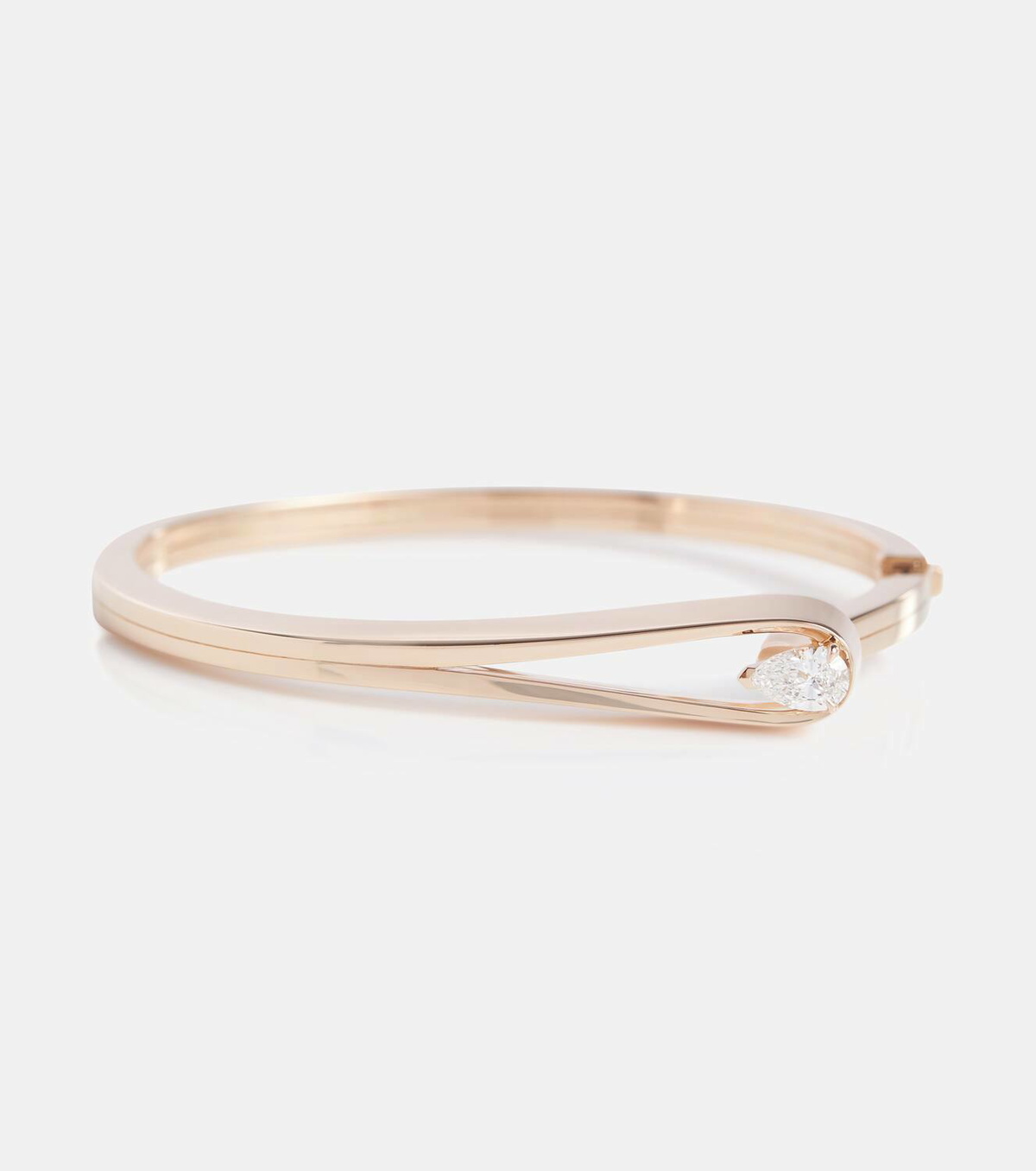 Repossi Serti Inversé 18kt rose gold bracelet with diamond