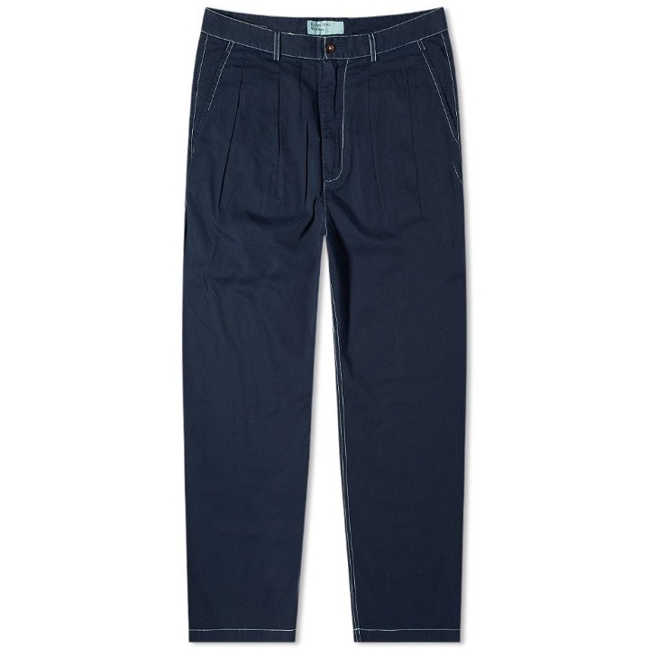 Photo: Universal Works Fine Twill Double Pleat Pant