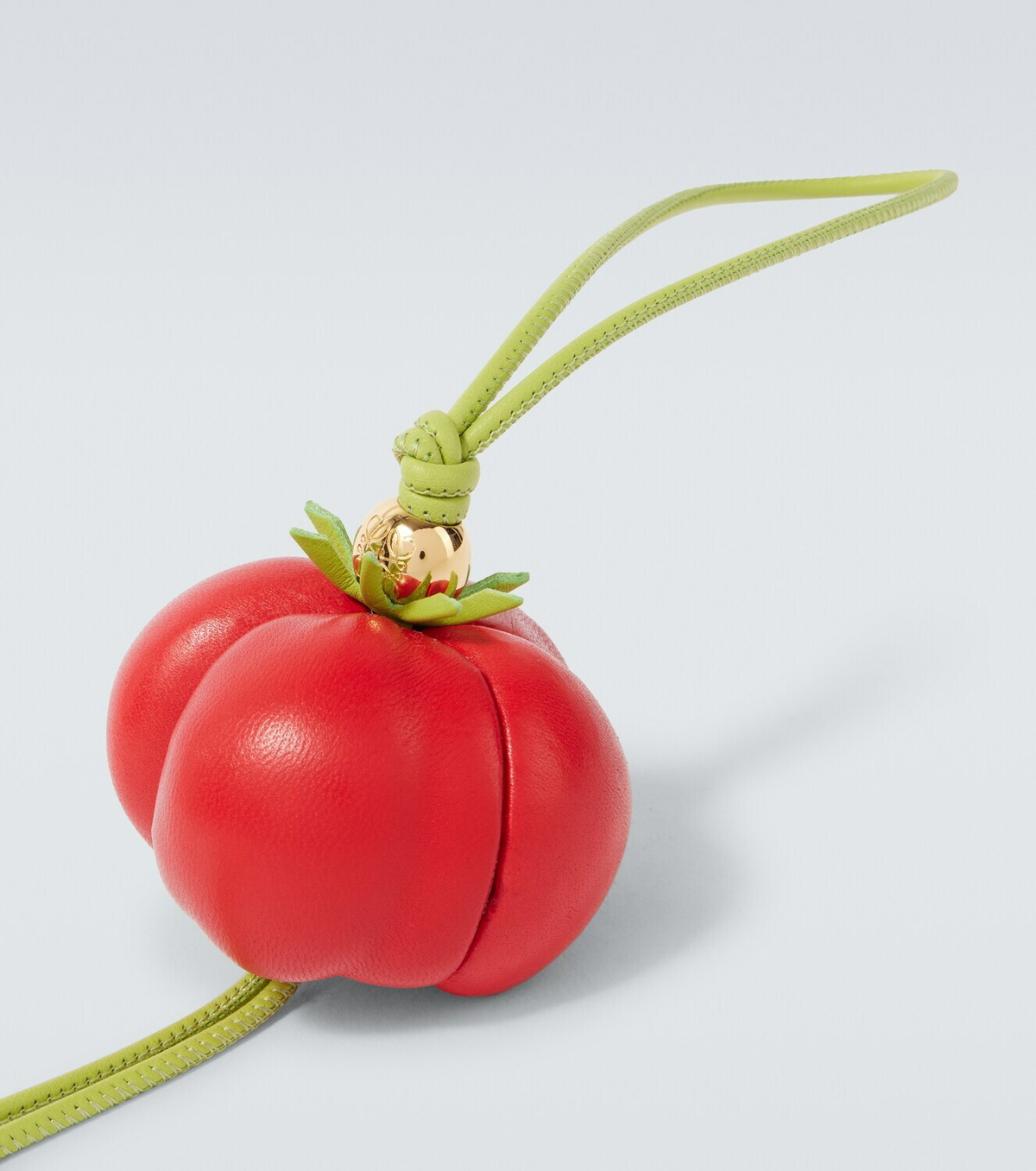 Loewe Paula's Ibiza Tomato leather bag charm