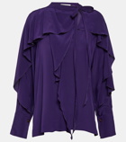 Victoria Beckham Ruffled silk blouse