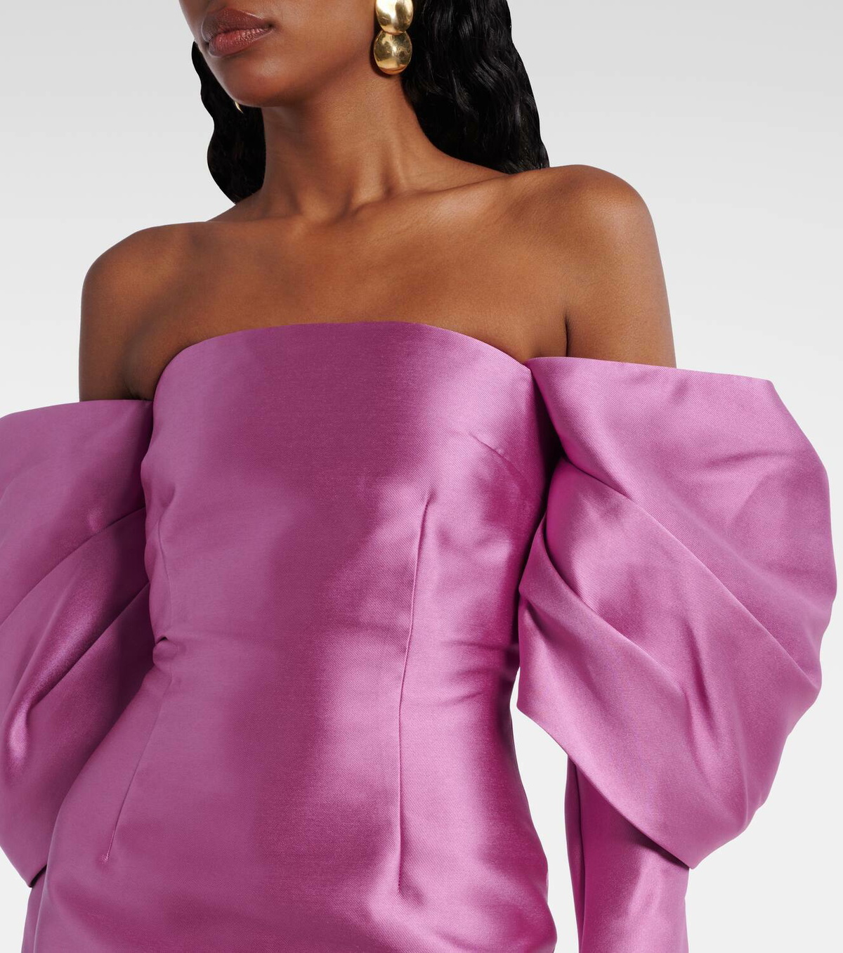 Solace London Freja satin minidress