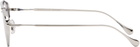 Jil Sander Silver Oliver Peoples 'Edition 5' Aviator Sunglasses