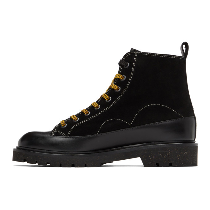 PS by Paul Smith Black Suede Buhl Boots PS by Paul Smith display picture 3