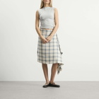 Coperni Women's Zero Waste Long Skirt in Blue Check