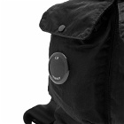 C.P. Company Men's Lens Single Strap Backpack in Black